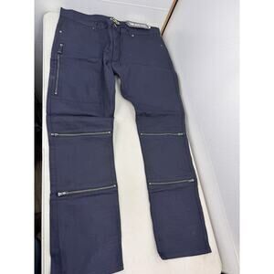 Caliber Jeans Straight Leg Zipper Pockets Mens 42x34 NWT